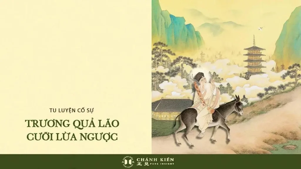 Trương Quả Lão cưỡi lừa ngược