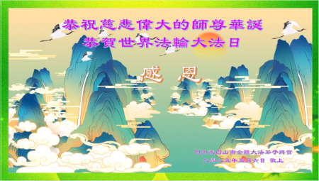 Đệ tử Đại Pháp toàn thế giới chúc mừng sinh nhật Sư tôn và mừng Ngày Pháp Luân Đại Pháp Thế giới 13-5 (6)