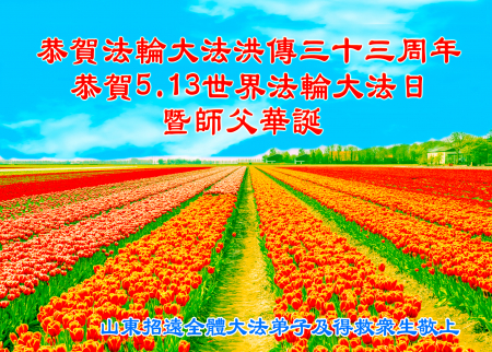 Đệ tử Đại Pháp toàn thế giới chúc mừng sinh nhật Sư tôn và mừng Ngày Pháp Luân Đại Pháp Thế giới 13-5 (3)